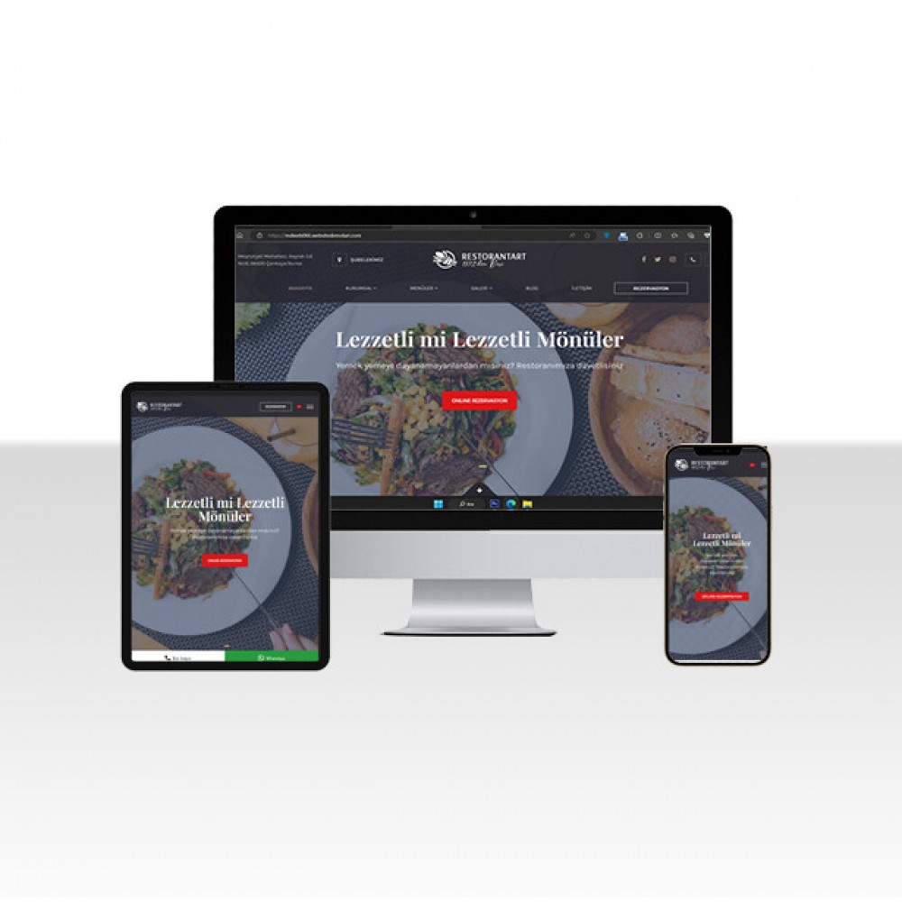 Cafe & Restoran Web Paketi Cyle