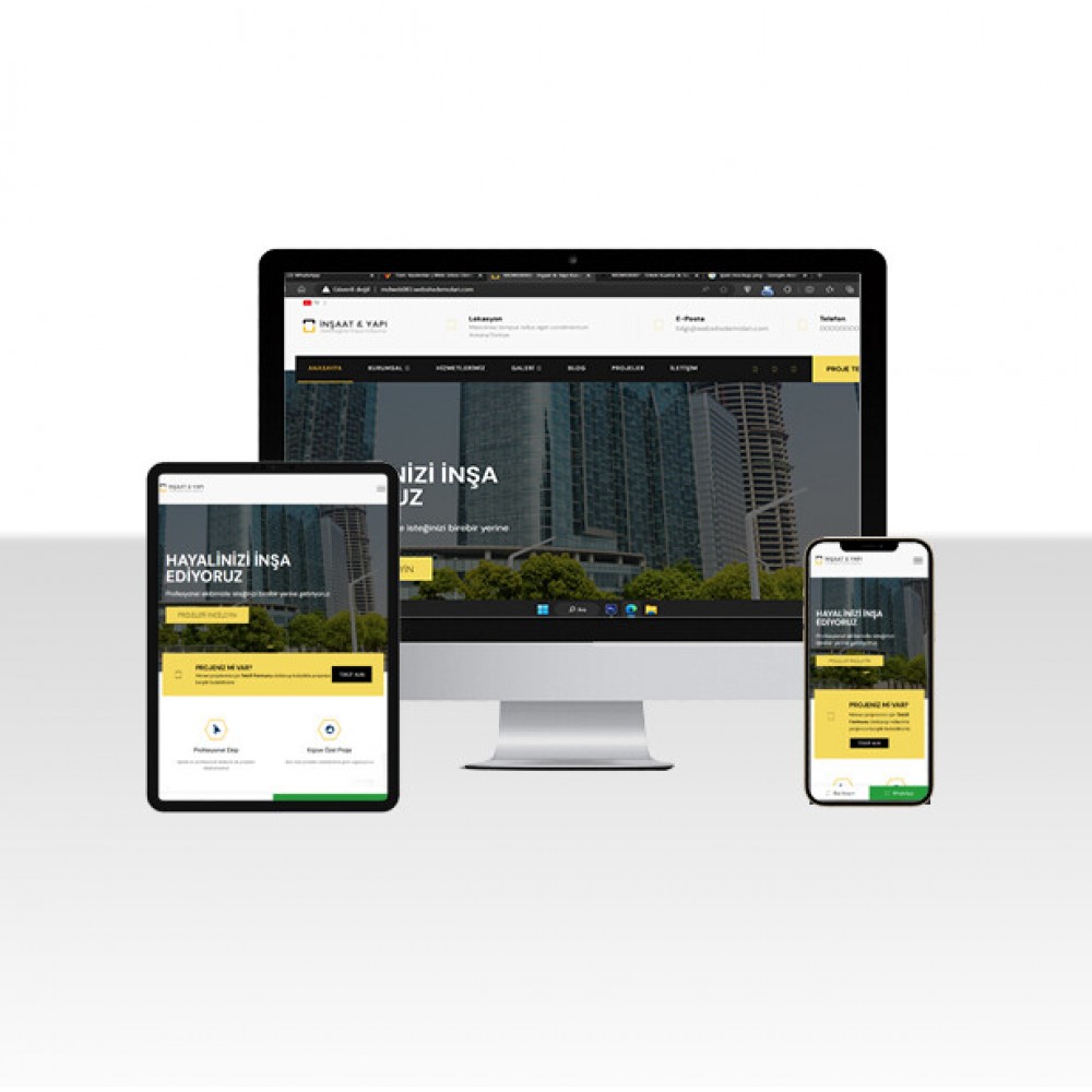 İnşaat / Yapı Web Paketi Tanus