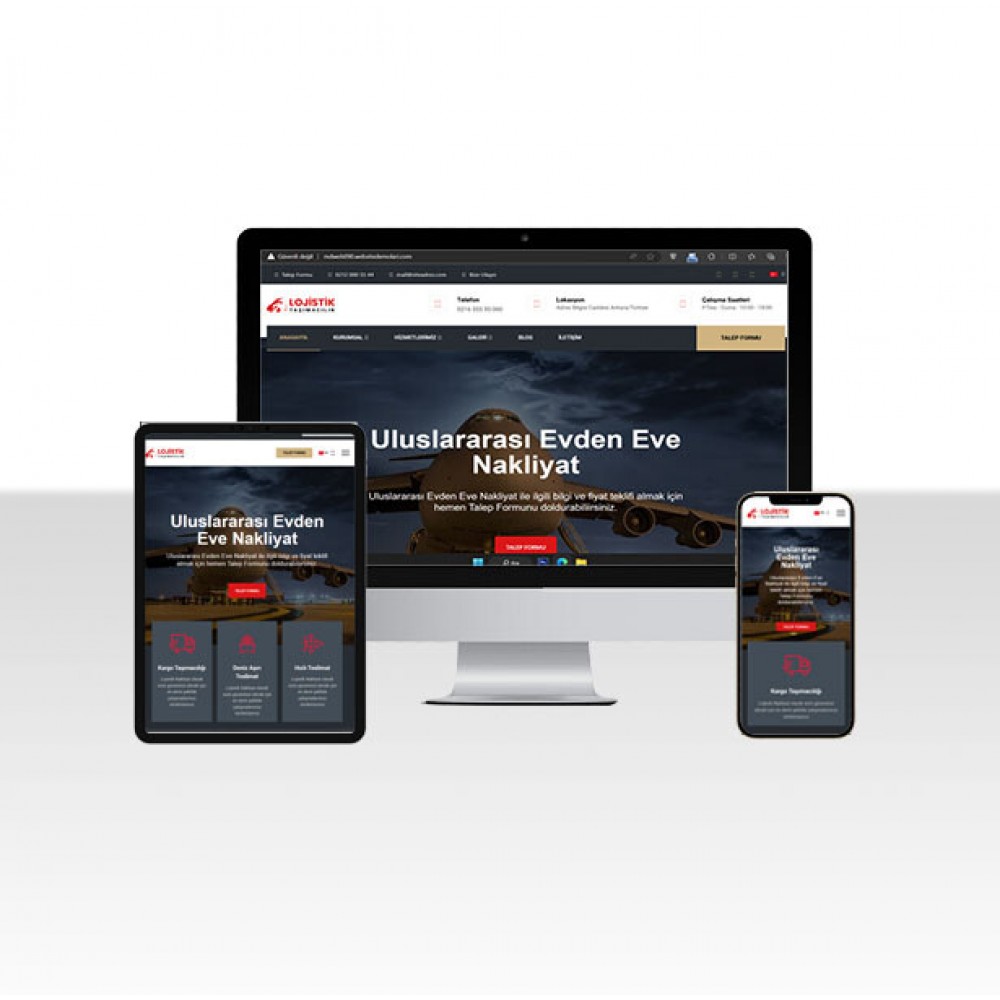 Nakliyat / Lojistik Web Paketi Kai