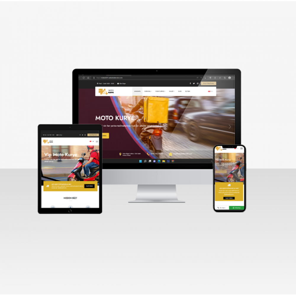 Kurye Web Paketi / Kury