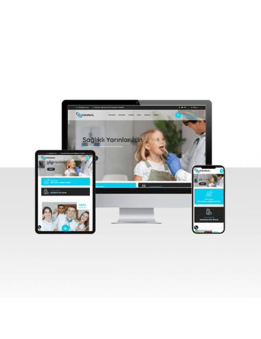 Çocuk Doktor / Muayene Web Sitesi Paketi - Doddo