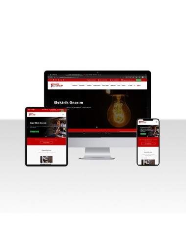Elektrik Firması Web Sitesi Paketi