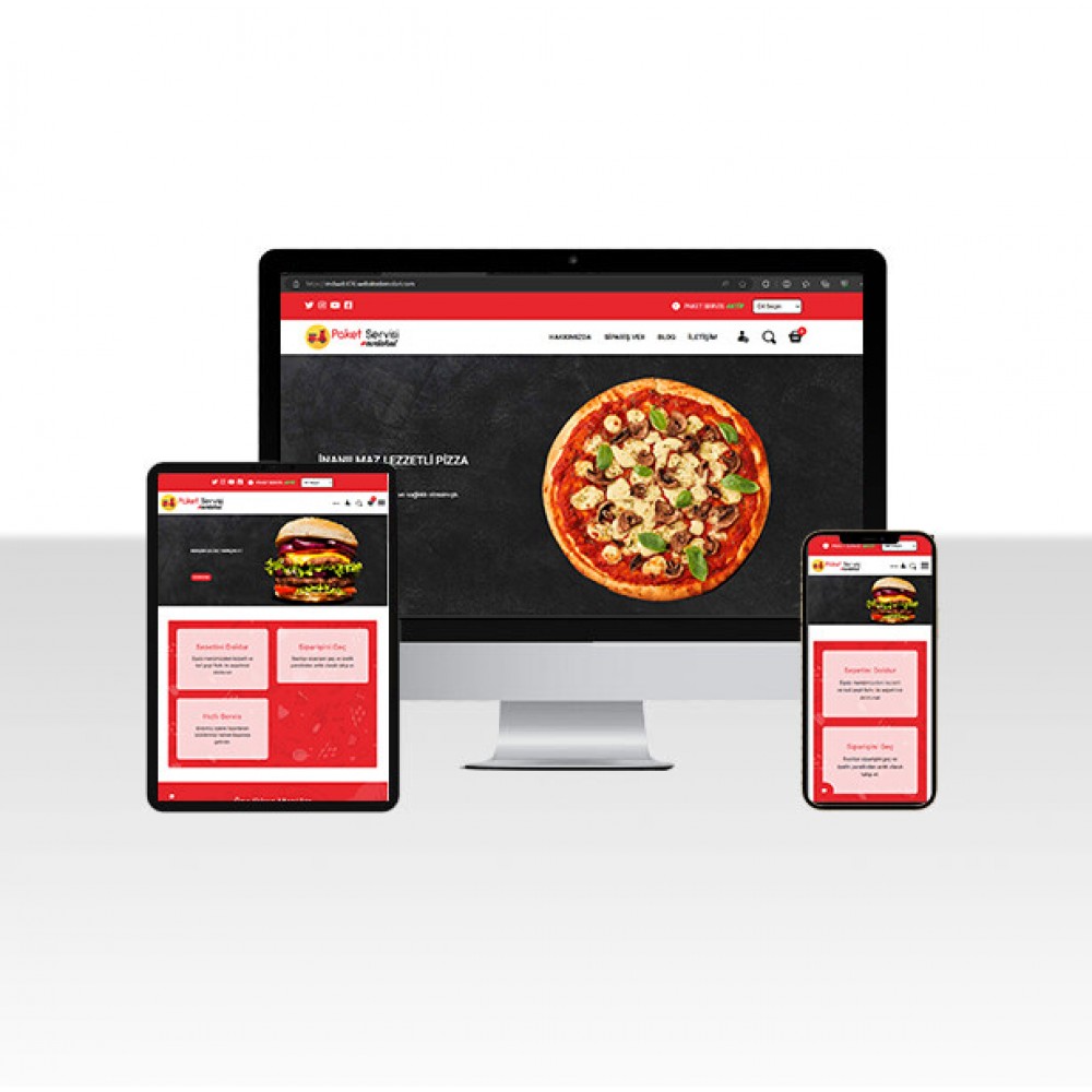 Yemek Paket Servis Web Sitesi