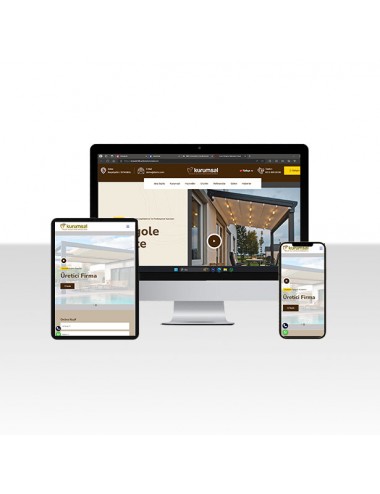 Pergole ve Tente Web Sitesi Paketi