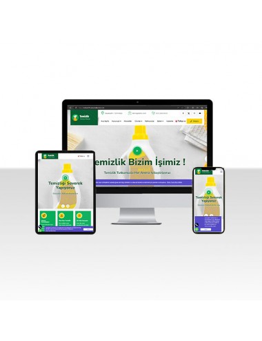 Temizlik Şirketi Web Sitesi - Çakır