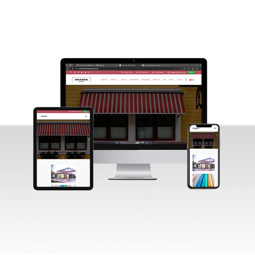 Tente / Branda Web Sitesi Paketi
