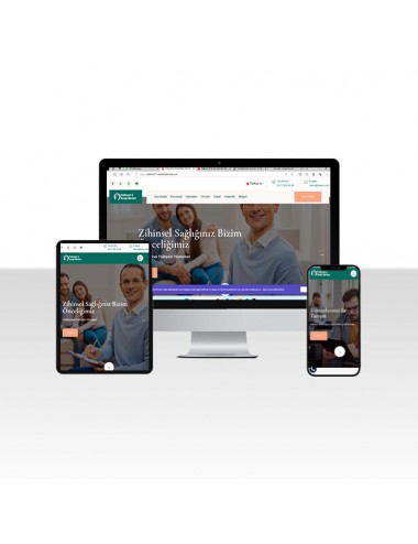 Psikiyatrist Hazır Web Sitesi Paketi