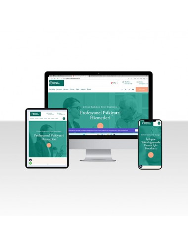 Psikoterapist Hazır Web Sitesi Paketi