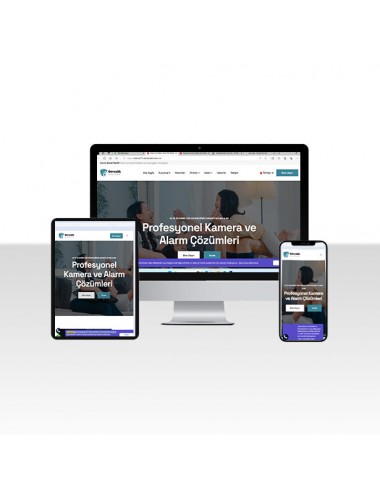 Alarm ve Kamera Web Paketi CCTV