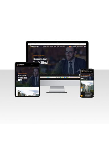 Hazır Kurumsal Firma Web Sitesi Paketi - Grogen