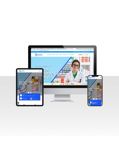 Eczane ve İlaç Dağıtım Firması Web Sitesi Paketi - Parol