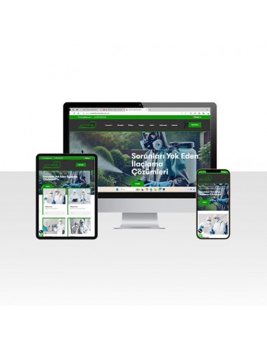 Haşere İlaçlama Firması Web Sitesi Paketi - Böcek