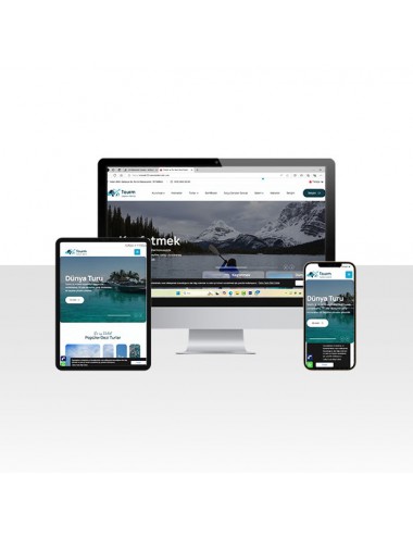 Profesyonel Tur Firması Web Sitesi Paketi - Derya