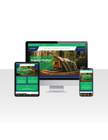 E-Ticaret Outdoor ve Kamp Malzemeleri Satış Sitesi - Doğa