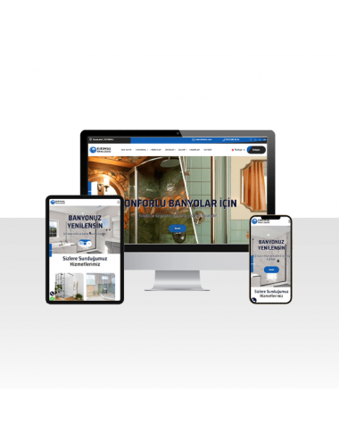 Duşakabin Firması Hazır Web Sitesi Paketi - Ravioli