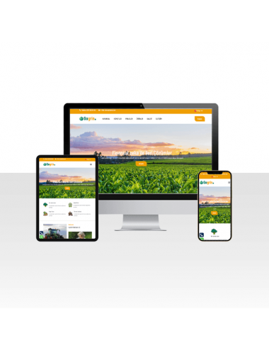 Tarım ve Hayvancılık Hazır Web Sitesi Paketi - Multi