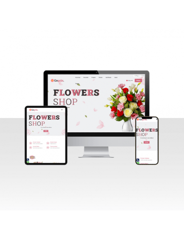 Çiçekçi Tanıtım Hazır Web Sitesi Paketi - Loves